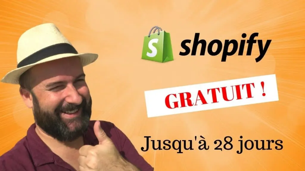 Comment avoir Shopify Gratuit jusqu'à 28 jours? Qu'en est-il du Lien Shopify 60 jours ou 50 ventes?