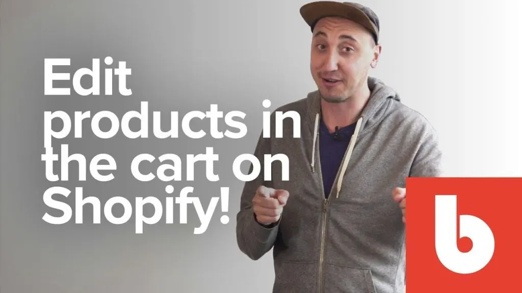 Edit products in the cart on Shopify!