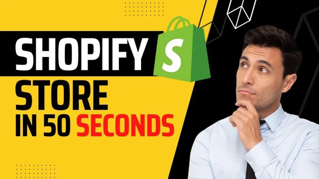 Shopify Store In Less Than 60 Seconds #shopify #dropshipping #business #enterpreneur #ad