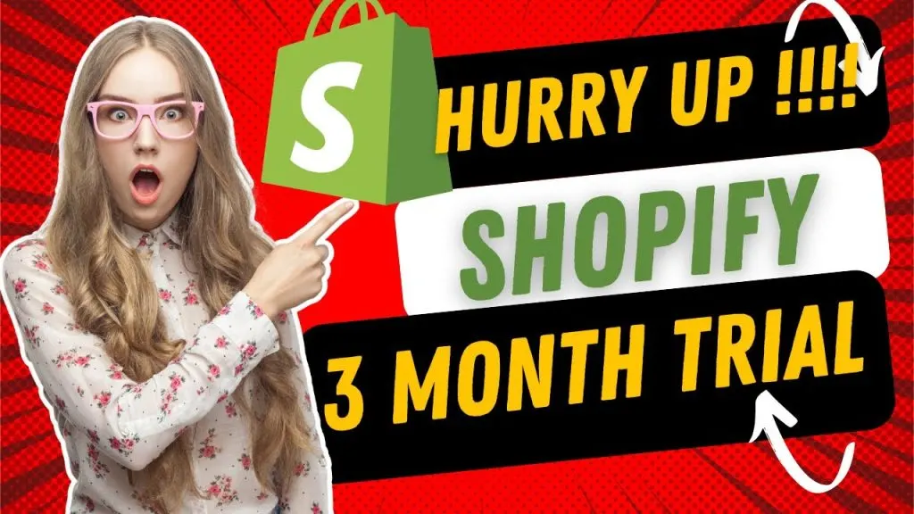 EXCLUSIVE SHOPIFY FREE TRIAL LINK 1$ FOR 3 MONTHS AND FREE FOR 3 DAYS