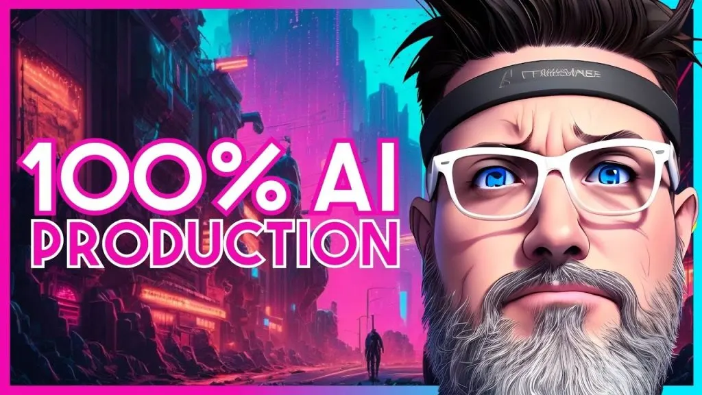 ⚡️100% ai Generated Live Production | Music + Background + Avatar