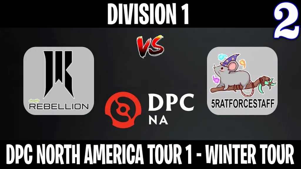 (EX EG) Shopify Rebellion vs 5RATFORCESTAFF Game 2 | Bo3 | DPC NA 2023 Winter Tour 1 Division 1