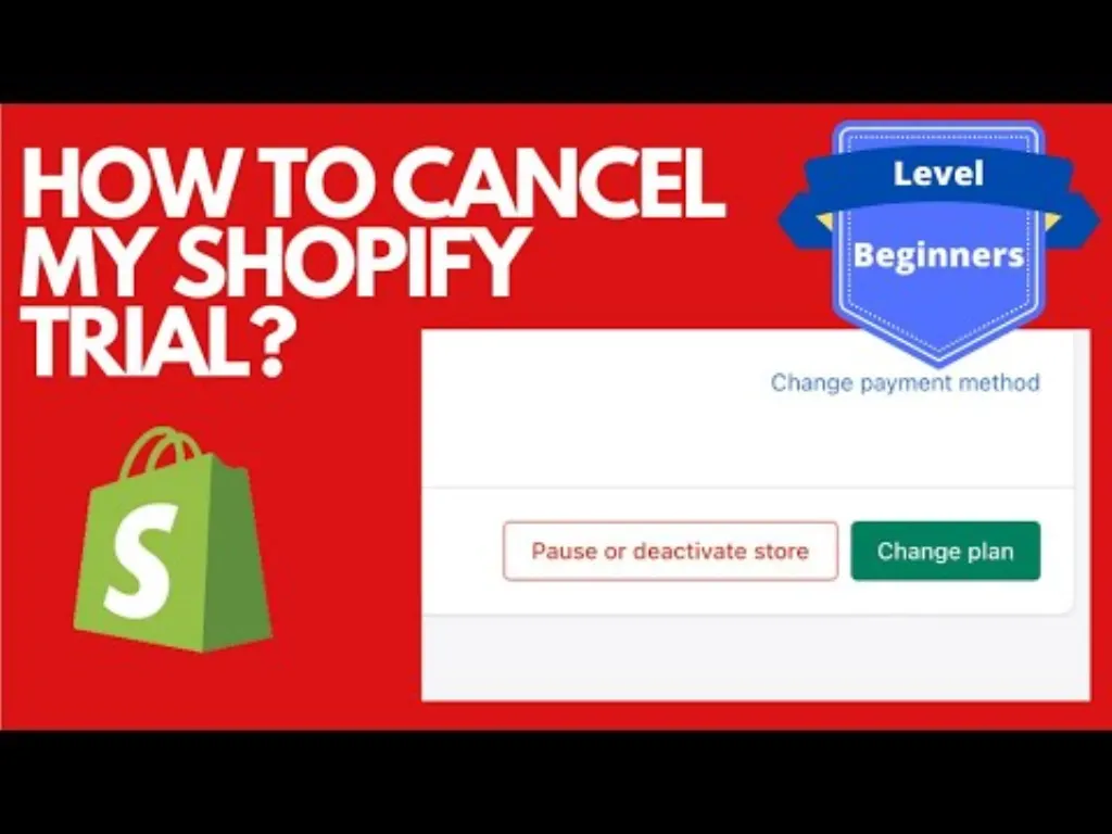 How to cancel my Shopify Trial | Beginners Guide