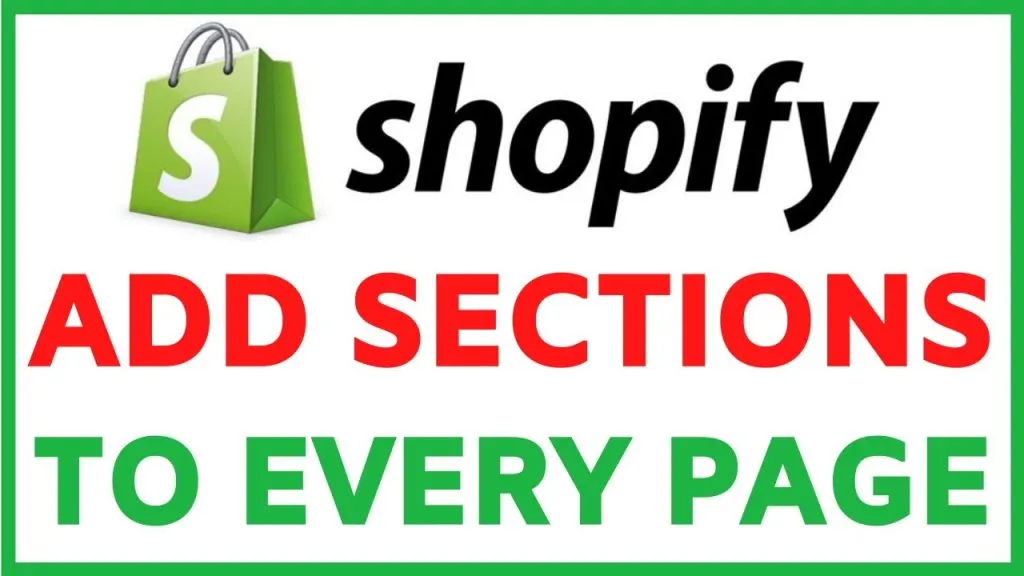 How To Add Sections To ANY Shopify Page | Add More Sections To Shopify Pages