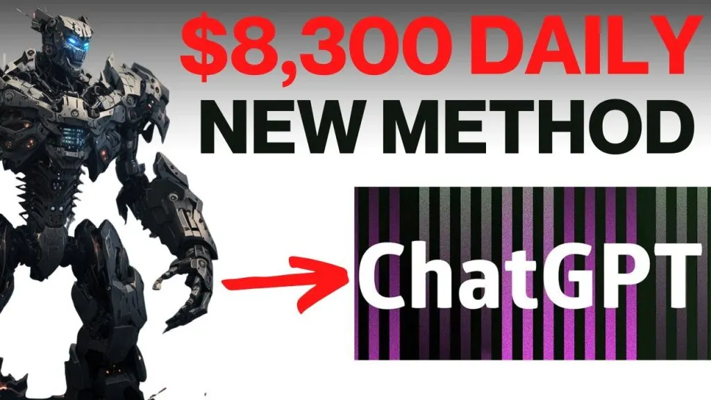 NEW Method Unlocks $8,300 Daily With Chat GPT (EASY WAY TO MAKE MONEY ONLINE)