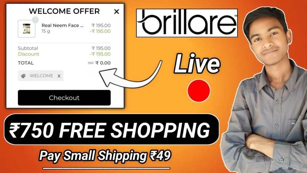 New free shopping Loot / brillare free products App / ₹750 free shopping trick | new offer today 😍