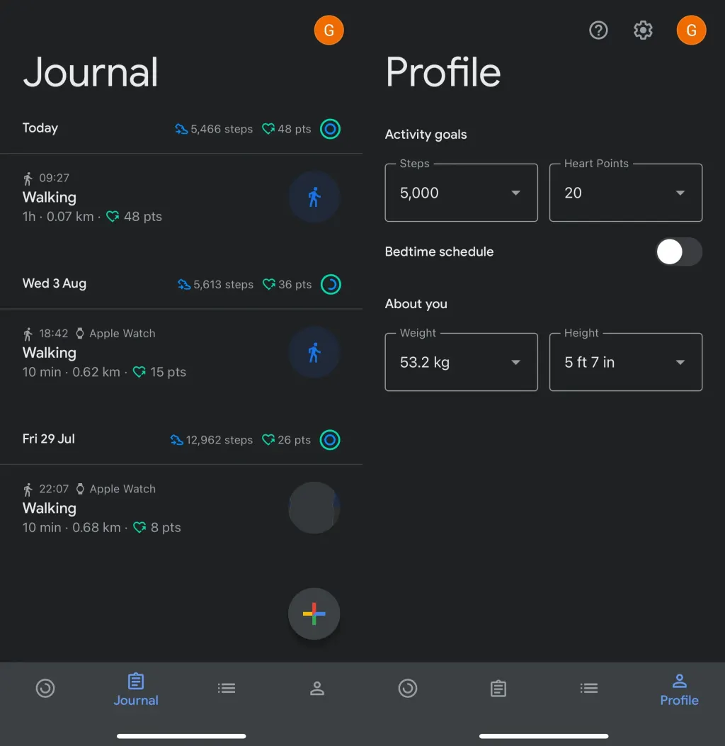 activity Google